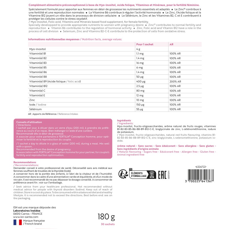 FERTILIA CONCEPTION FEMME