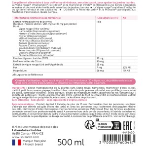 VEINOCELL®500 - Confort circulatoire - Flacon de 500 ml bouchon doseur VEINOCELL®500 - Confort circulatoire - Flacon de 500 ml bouchon doseur