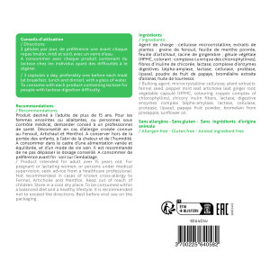 DIGELISE® - Améliore la digestion - Pilulier de 90 gélules végétales DIGELISE® - Améliore la digestion - Pilulier de 90 gélules végétales
