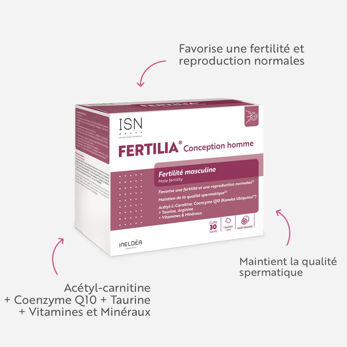 FERTILIA® CONCEPTION HOMME - Ineldea Santé Naturelle
