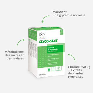 GLYCO-STAB® - Equilibre de la glycémie - 90 gélules végétales