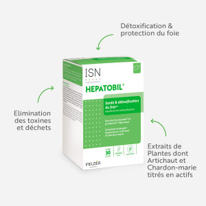 HEPATOBIL® - Detoxification du foie - Pilulier de 90 gélules végétales HEPATOBIL® - Detoxification du foie - Pilulier de 90 gélules végétales