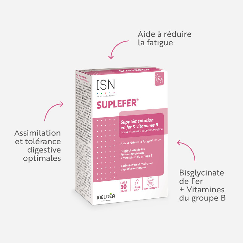 SUPLEFER® - Optimiser les apports en fer et en vitamines B SUPLEFER® - Optimiser les apports en fer et en vitamines B