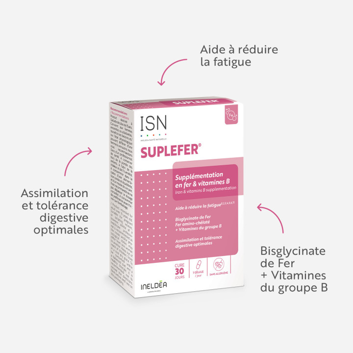 SUPLEFER® - Optimiser les apports en fer et en vitamines B