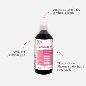 VEINOCELL®500 - Confort circulatoire - Flacon de 500 ml bouchon doseur VEINOCELL®500 - Confort circulatoire - Flacon de 500 ml bouchon doseur