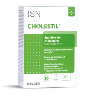 CHOLESTIL® - Equilibre du cholestérol - 30 gélules végétales.