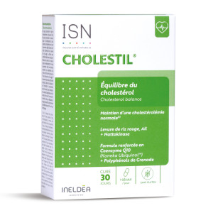 CHOLESTIL® - Equilibre du cholestérol - 30 gélules végétales. CHOLESTIL® - Equilibre du cholestérol - 30 gélules végétales.