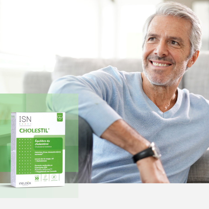 CHOLESTIL® - Equilibre du cholestérol - 30 gélules végétales.