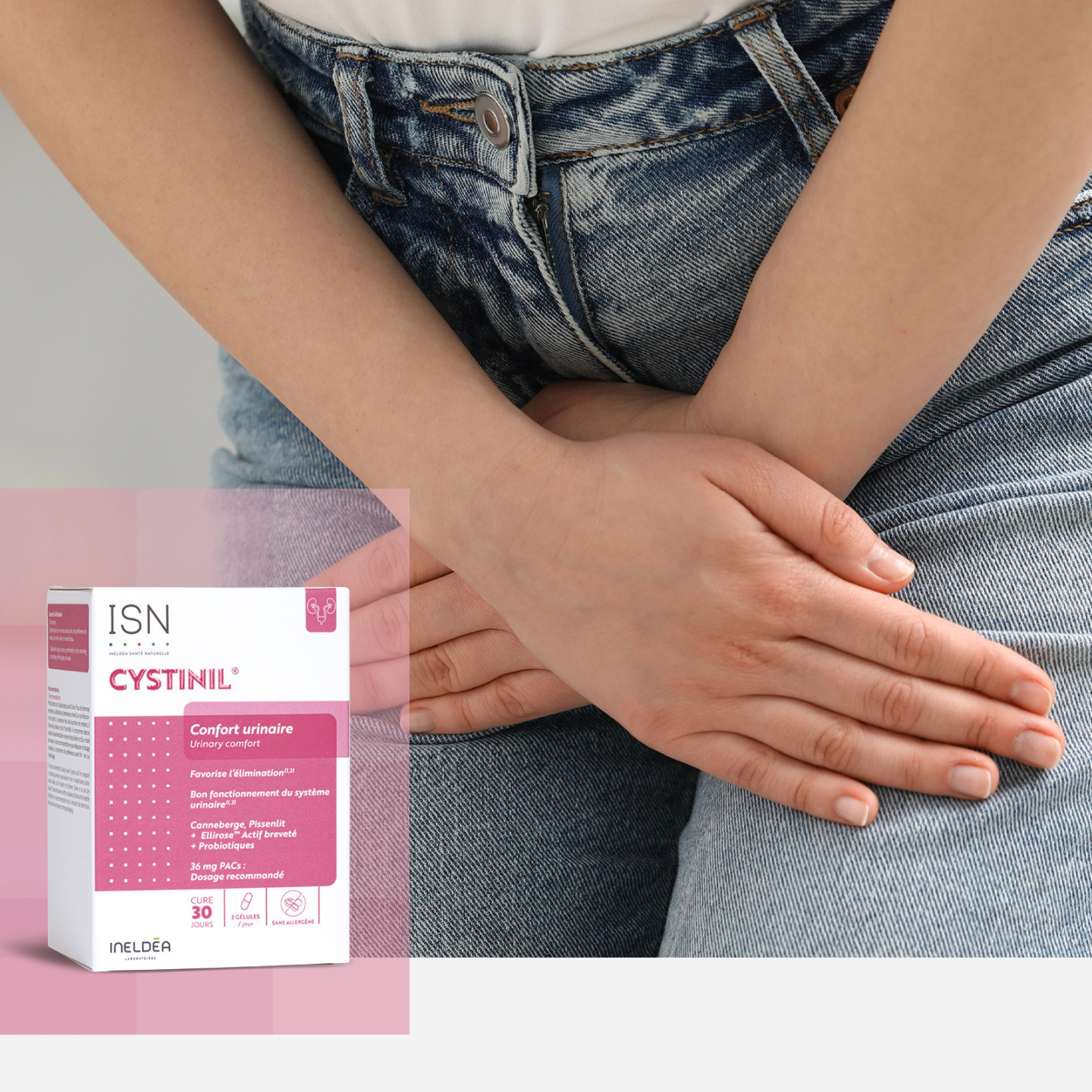 CYSTINIL® - Confort urinaire et élimination - 90 gélules végétales