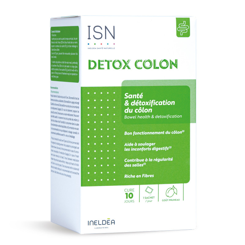 Detox Colon - Pour un côlon sain et purifié - Etui de 10 sachets Detox Colon - Pour un côlon sain et purifié - Etui de 10 sachets