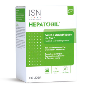 HEPATOBIL® - Detoxification du foie - Pilulier de 90 gélules végétales HEPATOBIL® - Detoxification du foie - Pilulier de 90 gélules végétales
