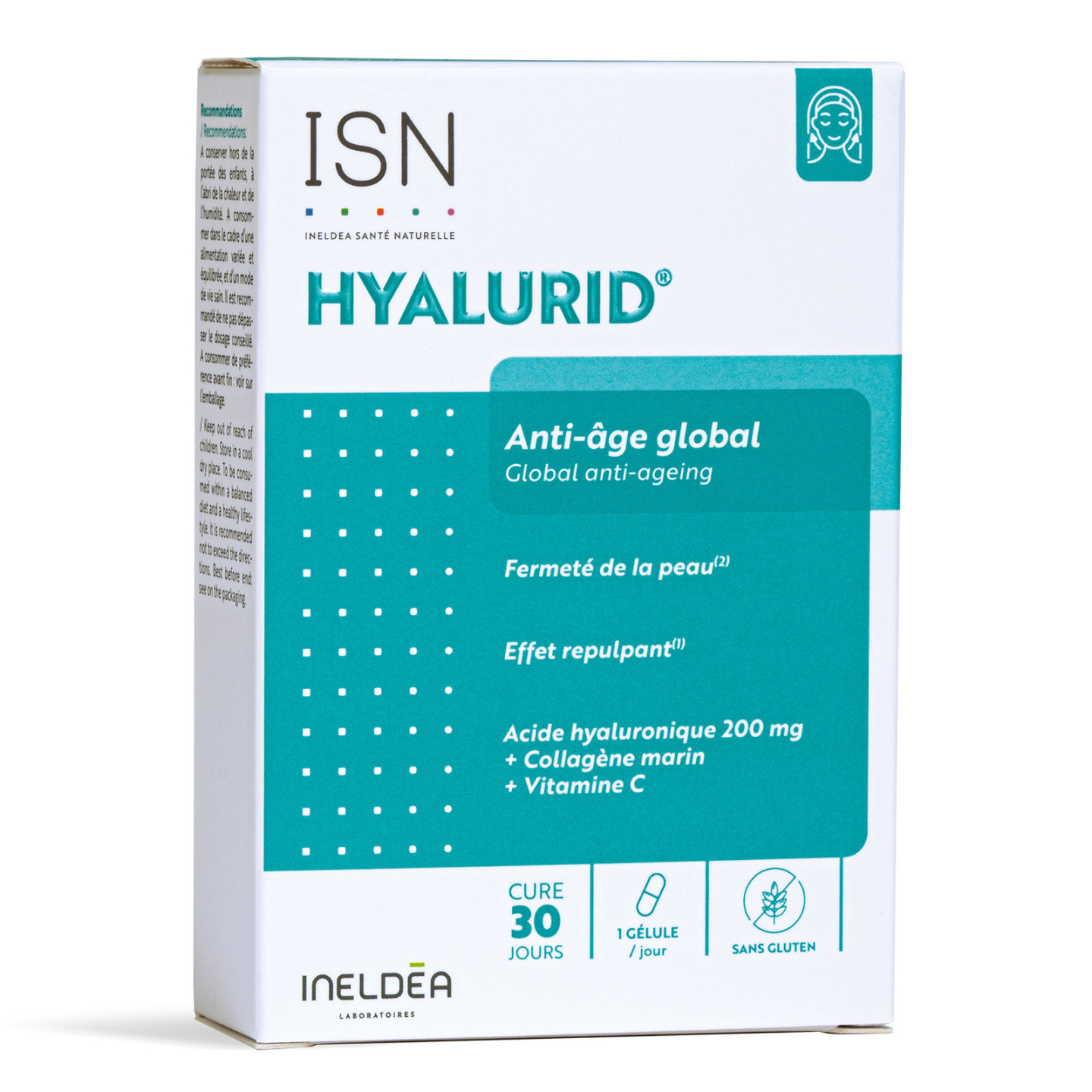 HYALURID® - Fermeté de la peau & Effet repulpant - 30 gélules