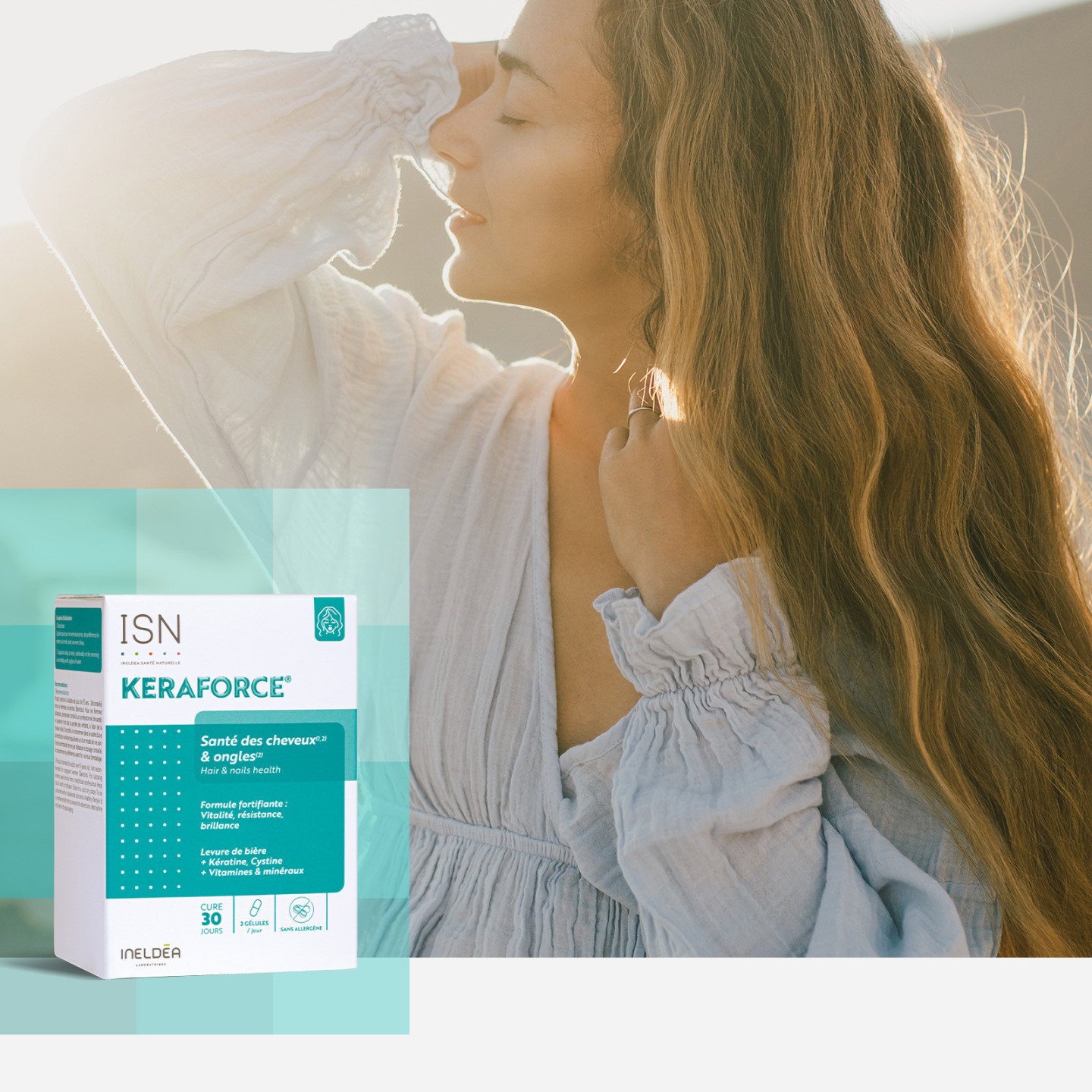 KERAFORCE® - Beauté et résistance des Cheveux et ongles - 90 gélules