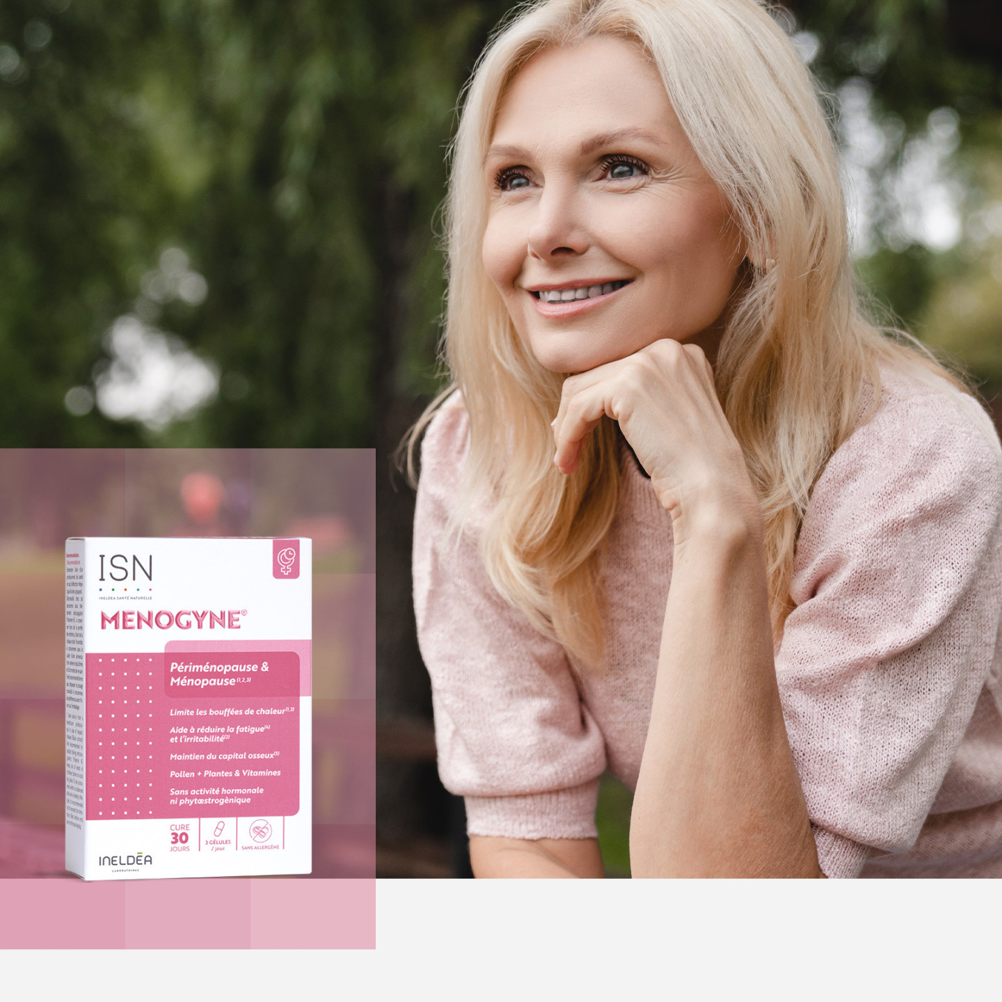 MENOGYNE® - Pré-ménopause et ménopause - 60 gélules végétales