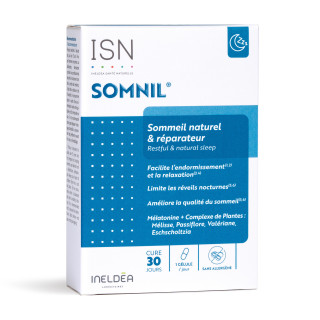 SOMNIL® - Sommeil naturel et réparateur - 45 gélules végétales