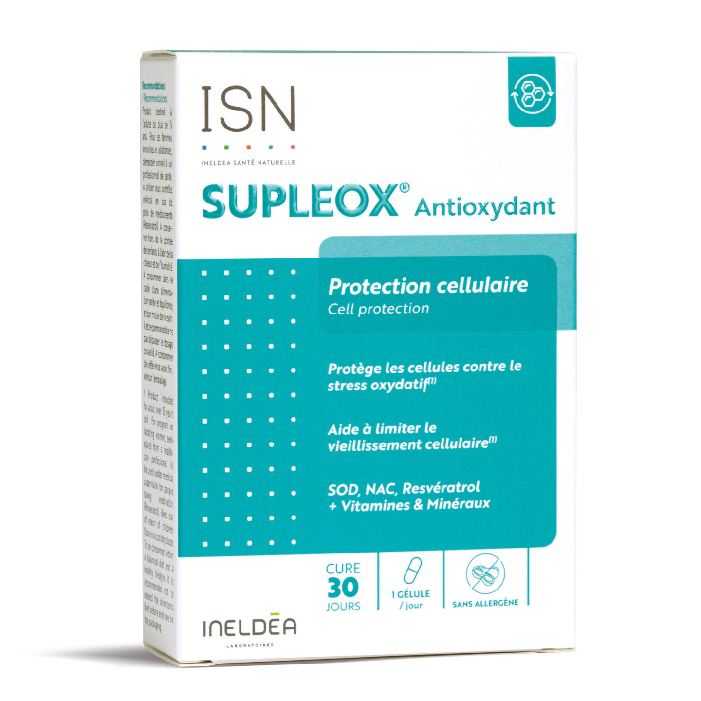 SUPLEOX® Antioxydant - Protection cellulaire