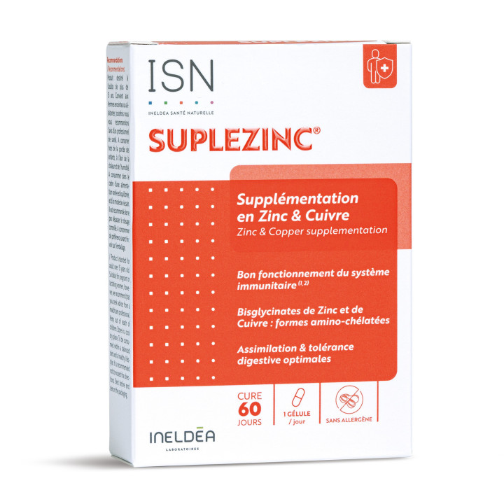 SUPLEZINC - SUPPLÉMENTATION EN CUIVRE ET EN ZINC