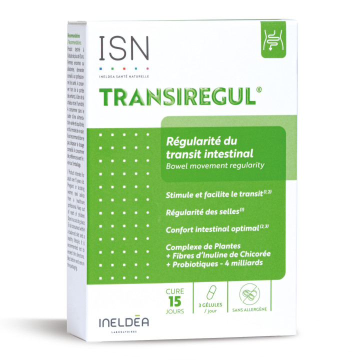 TRANSIREGUL® - Régularité du transit intestinal - 45 gélules végétales