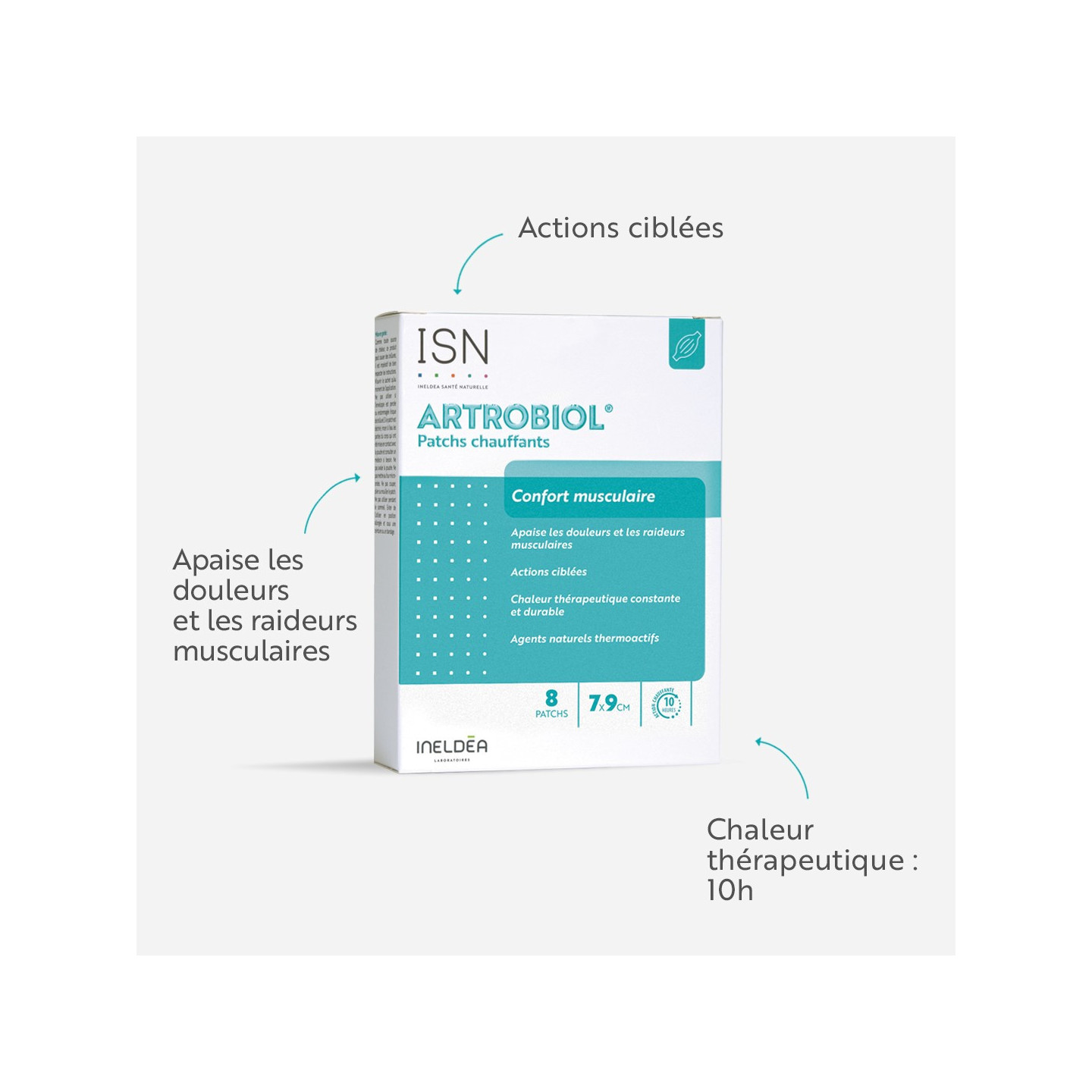ARTROBIOL® PATCHS CHAUFFANTS - Confort musculaire