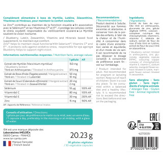 VISIOTEINE® - Acuité & Confort visuels - Etui 30 gélules végétales VISIOTEINE® - Acuité & Confort visuels - Etui 30 gélules végétales